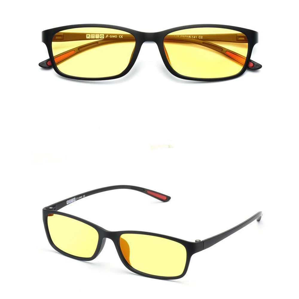 Anti-Blue Light Glasses Lightweight Night  Driving Glasses Yellow Lens Glasses High-Quality For Unisex Use Night Driving
