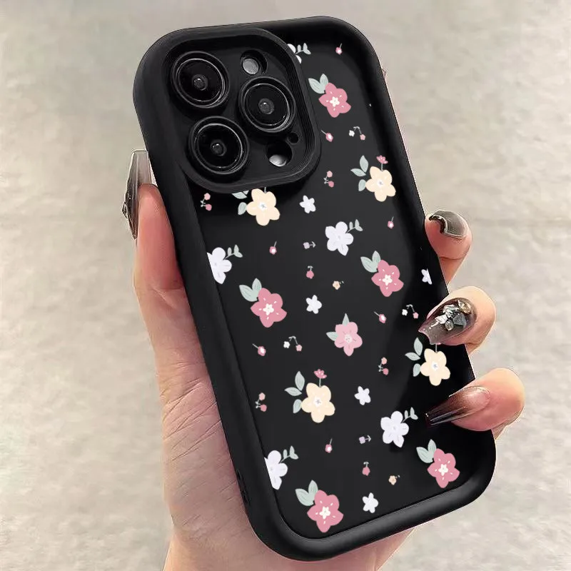Silicone Art Flower Cartoon Shell Phone Case