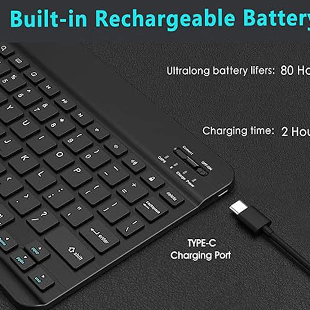 Premium Keyboard Case with Pencil Slot