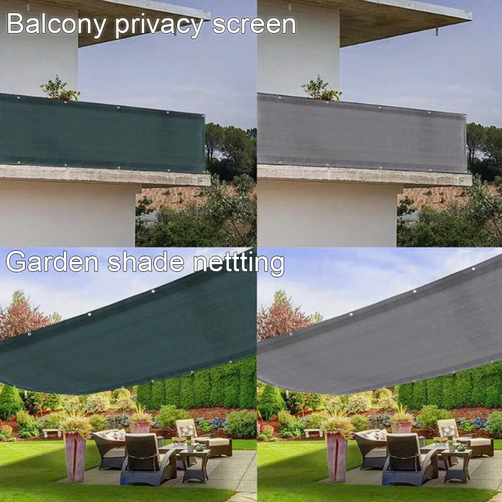 0.9X5M Privacy Screen Netting Privacy Mesh Fence Anti-UV Shade Net Cover Cable Zip Ties Included for Home Backyard Garden Patio
