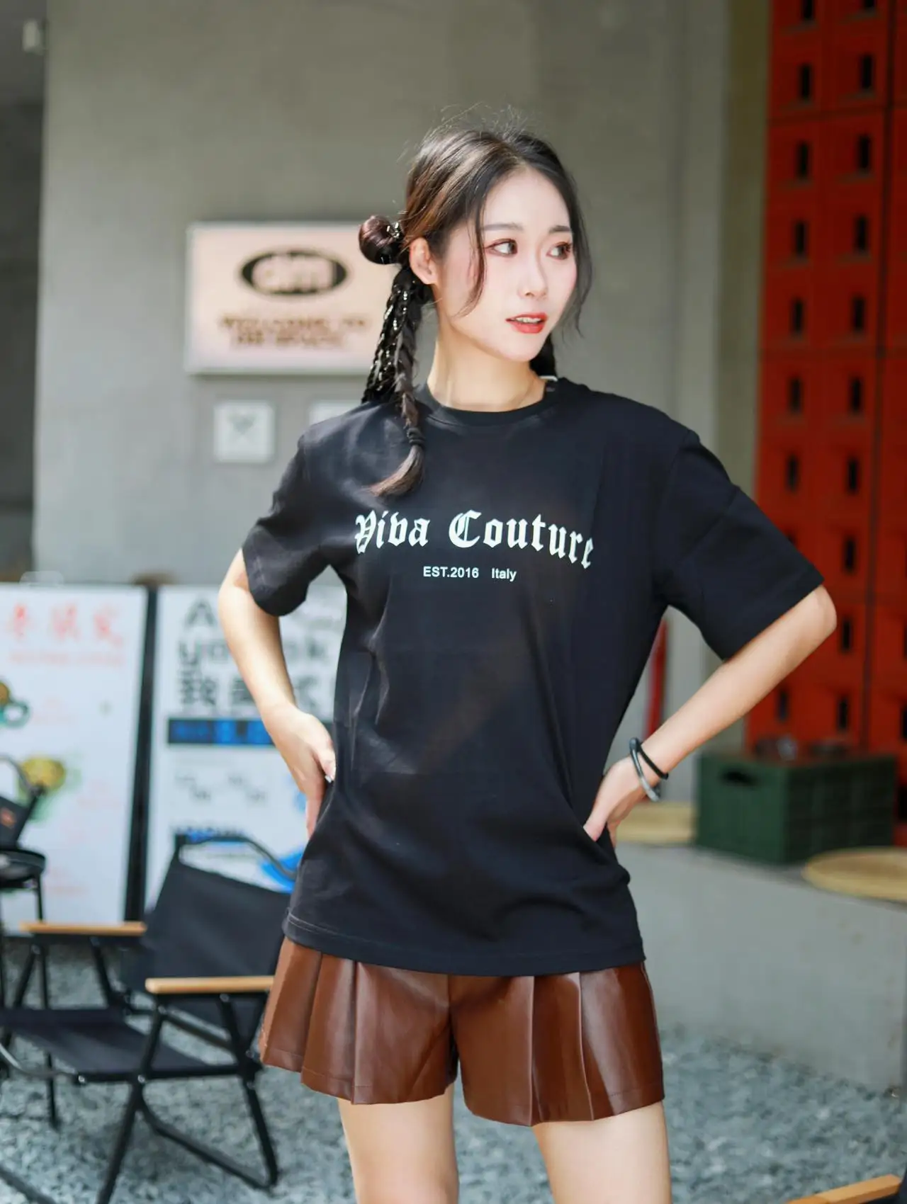  MODA VIVA  ź Ƽ, Ż  귣 MSG,  ũ S M L XL
