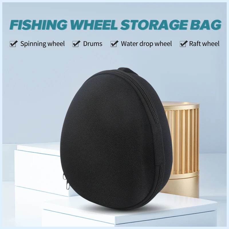 Portable Fishing Reel Bag EVA Outdoor Case Cover Box For Spinning Reel Fishing Carry Bag Tackle Bag Accessories