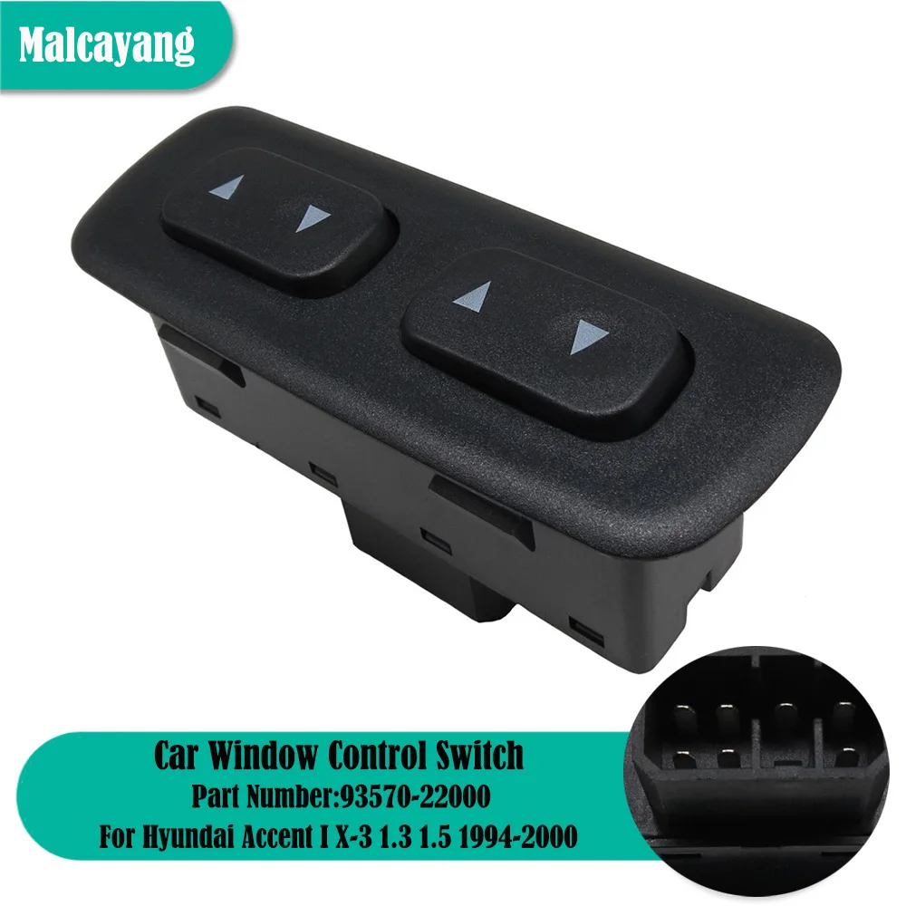 

93570-22000 для Hyundai Accent I X-3 1,3 1,5 1994 1995 1996 1997 1998 1999 2000 Автоматические кнопки переключения электрического стекла