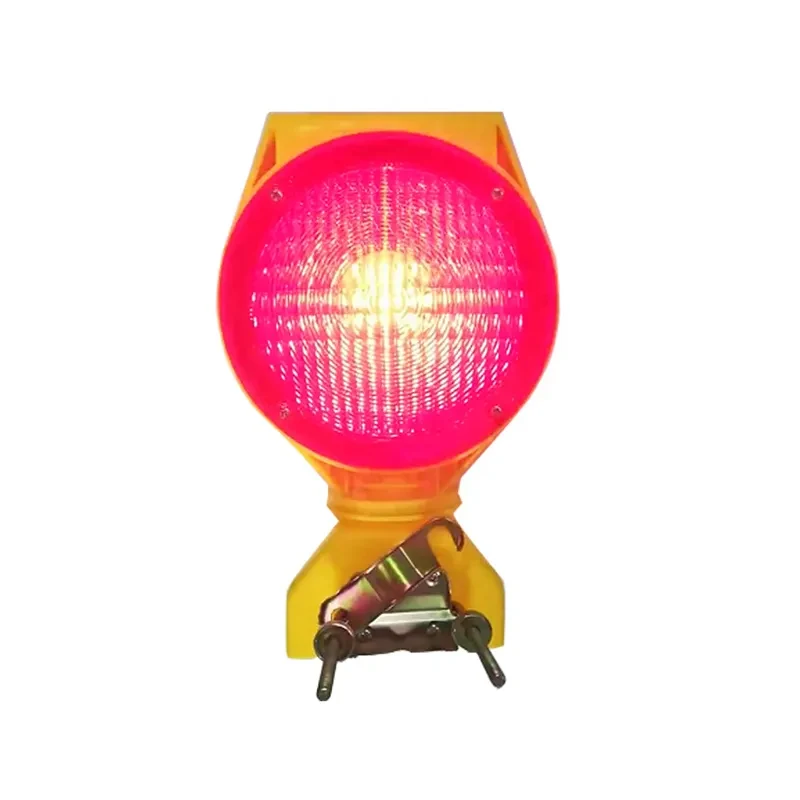 Garage Temporary Solar Powered Mobile Led Barricade Light Road Traffic Intelligent Cone Construction Warning Flashing Light
