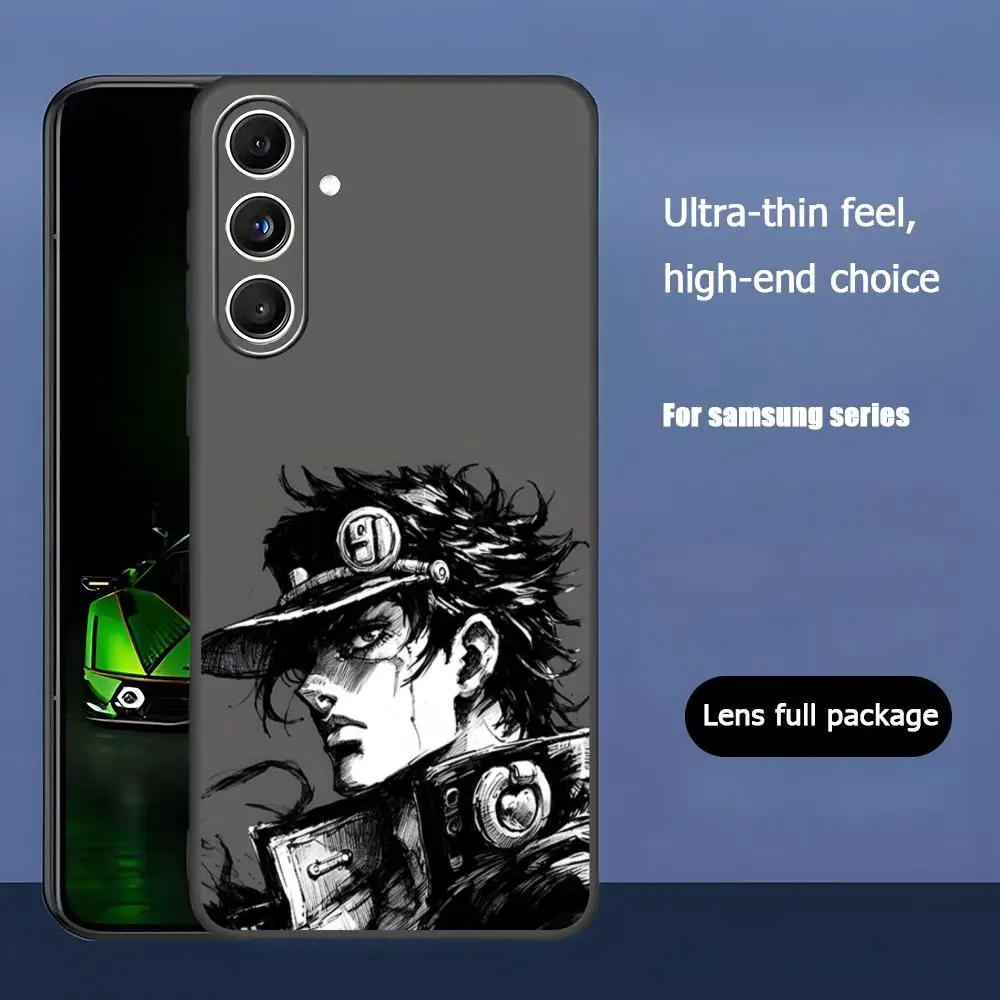 JoJo Bizarre Adventure Premium Soft Black Phone Case