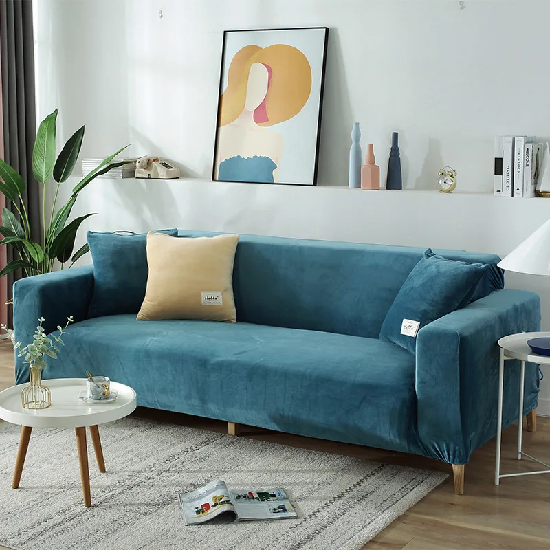 

Elastic Plain Solid Sofa Cover Stretch Tight Wrap All-inclusive Sofa Cover for Living Room Funda Sofa Couch Cover ArmChair Cover