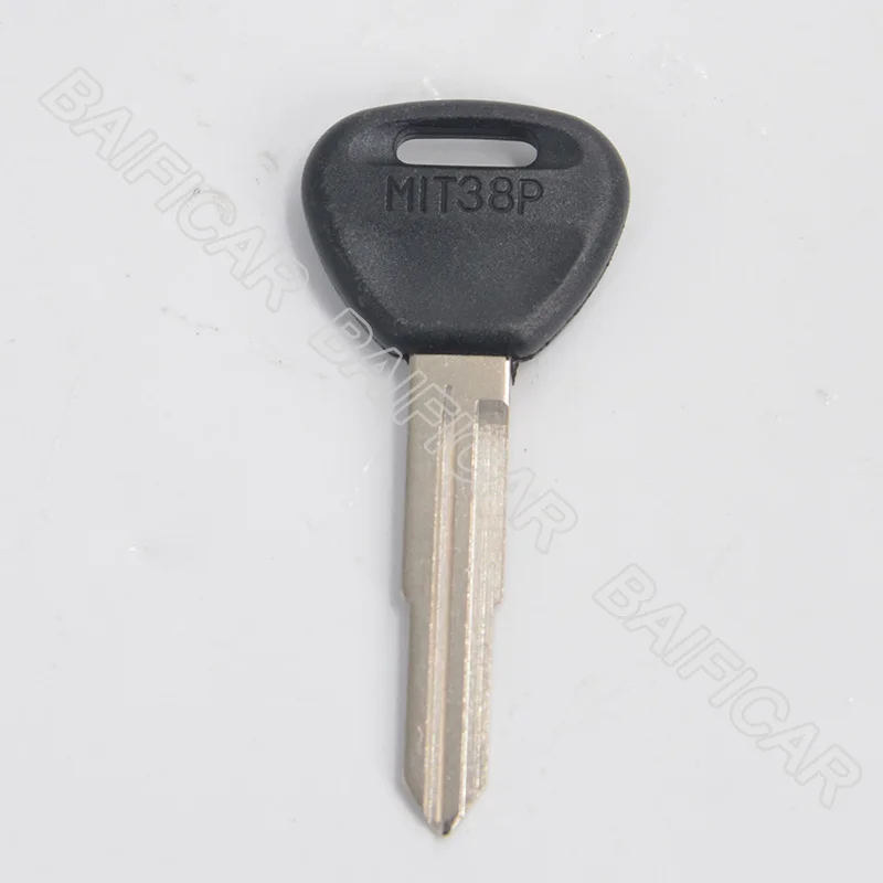 Baificar New Car Door Lock Straight Plate Key Blank Embryo Mold MIT38P For Mitsubishi Pajero V31 V43 V73 V77 LIEBAO BLACK GIANT