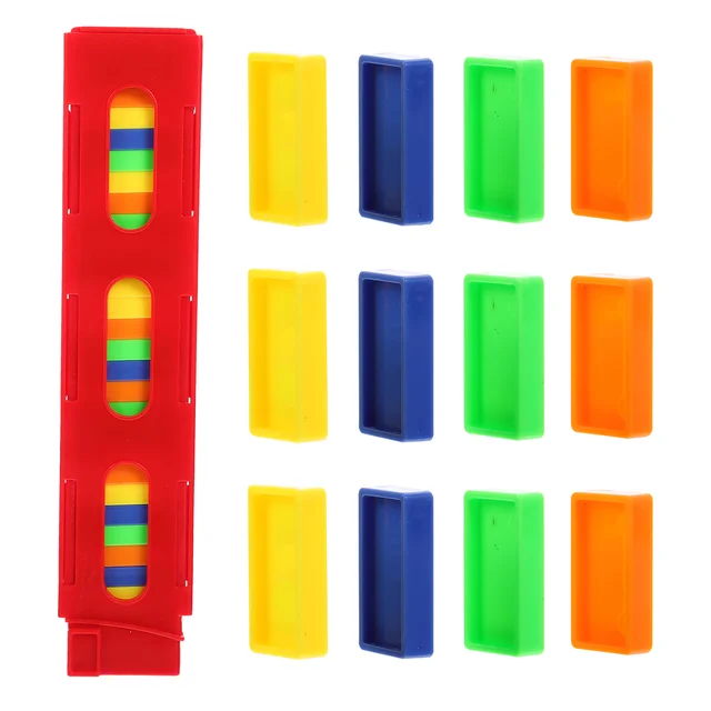 5 Bags of Domino Train Toys Kids Early Educational Dominoes Game Toys Random Color 1