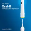 16/20PCS Extra Soft Bristles Fit for Sensitive Gums Care Round Head for Oral b Braun Type 3756 3757 3744 3765 4729 4731 4
