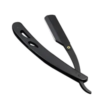 1/2/3 Rasoirs professionnels manuels pliants en acier inoxydable pour hommes, pour la coupe de la barbe 2