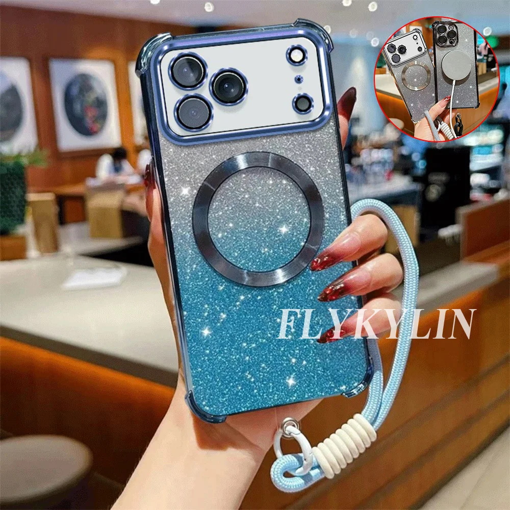 Magnetic Rechargeable Flash Paper Soft Shell with Hand Rope