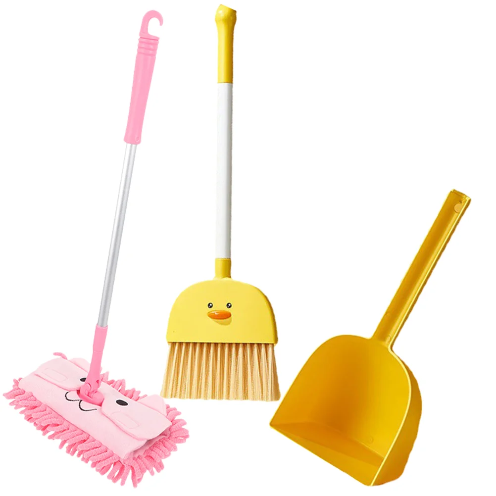 

Children Cleaning Sweeping Play Set Kids Mop Broom Dustpan Home Cleaning Supply