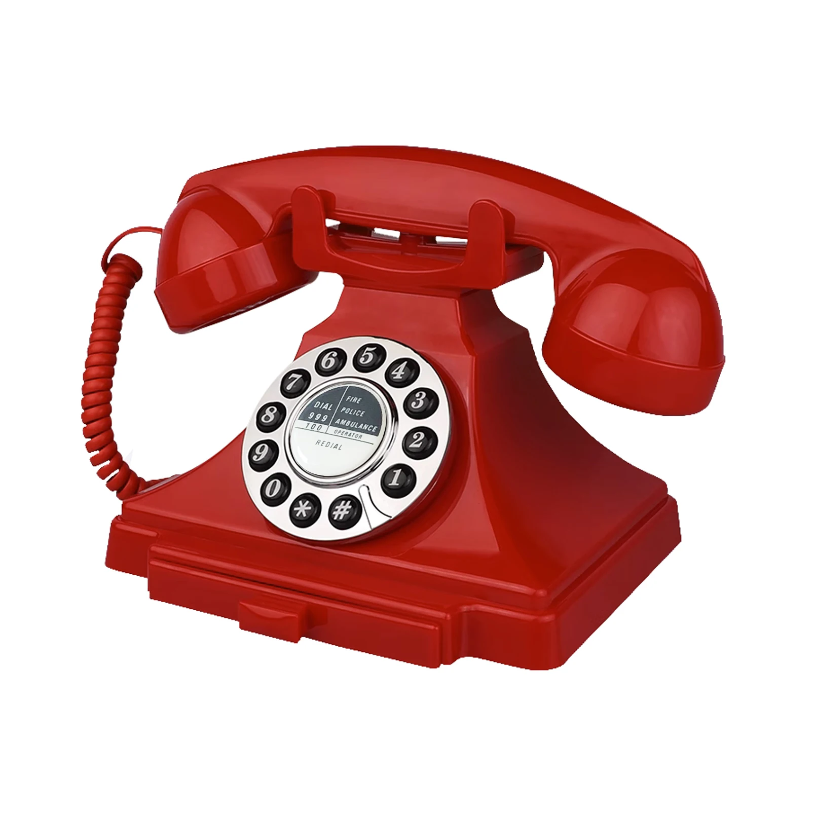 Telefono a Muro, TC990 Telefono Fisso con Filo Beige Telefono Fisso da Appendere a Parete Montabile su Tavolo per Camera D'albergo Famiglia Ascensore Bagno