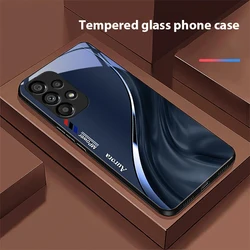 Water Flow Pattern Black Tempered Glass Hard Shell Phone Case - Samsung S8 Plus (BLH - BLH24100625)