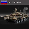Henglong 3938 T-90 Metal Russian Main Battle Tank RC Model Can Launch Simulation Model Crawler Electric Remote Control Toy Car 1