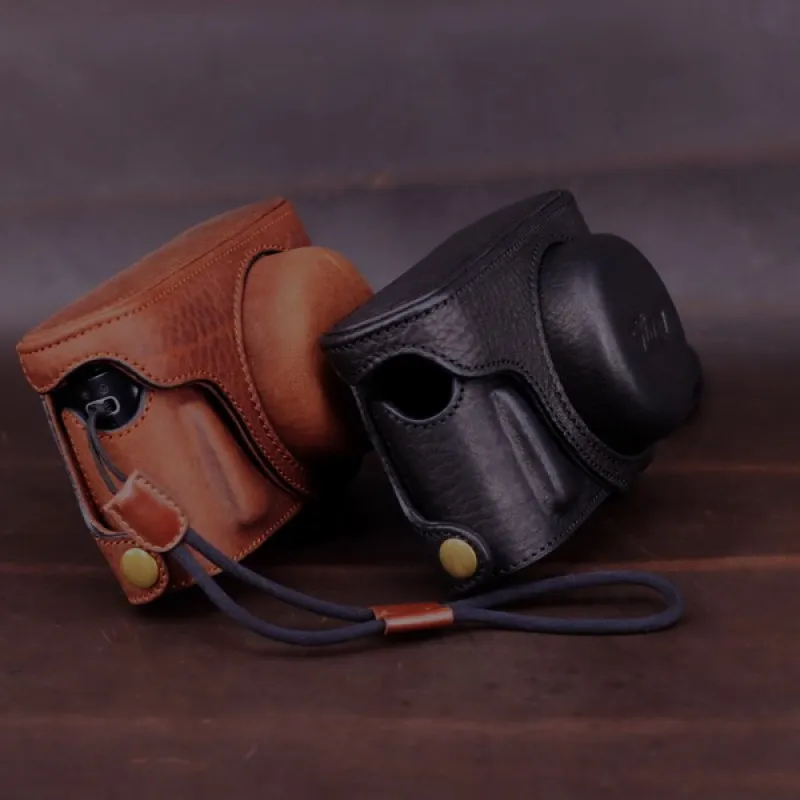 Per Leica X2 X1 Xe X-E Typ102 Batteria Aperta Design Custodia Protettiva Custodia Per Fotocamera In Pelle Custodia Per Borsa Per Il Corpo Custodia Inf