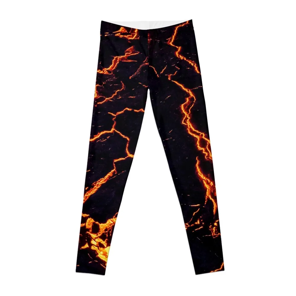 

The Hottest Volcano Lava Leggings Women's high waist legings for fitness Womens Leggings