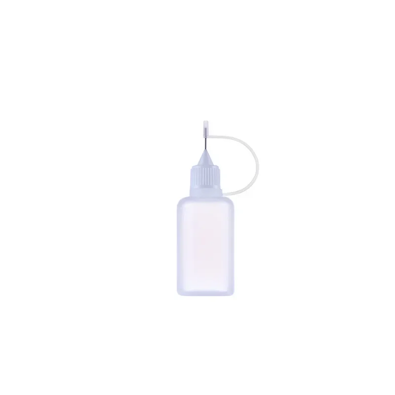 2Pcs Art Squeeze Plastic Bottle Dispensing Needle Sealing Cap Bottle Needle Tip Glue Liquid Dispenser Applicator glue applicator bottle