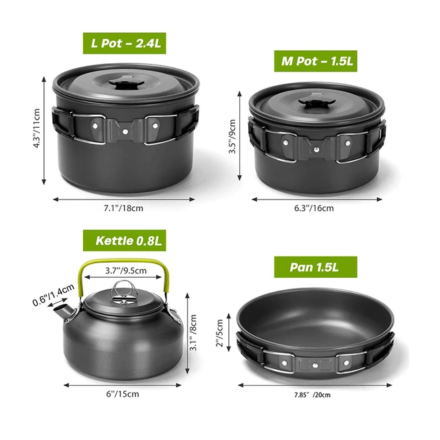 Ustensile de cuisine Vaisselle de camping pour BBQ Portable