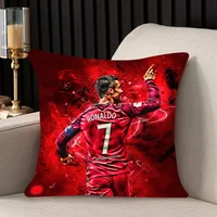 Cushion Cover 45*45 CR7 Cristiano Ronaldo Couple Pillow Pillowcases for Pillows 40x40 Sofa Cushions Fall Decor Pillowcase 1