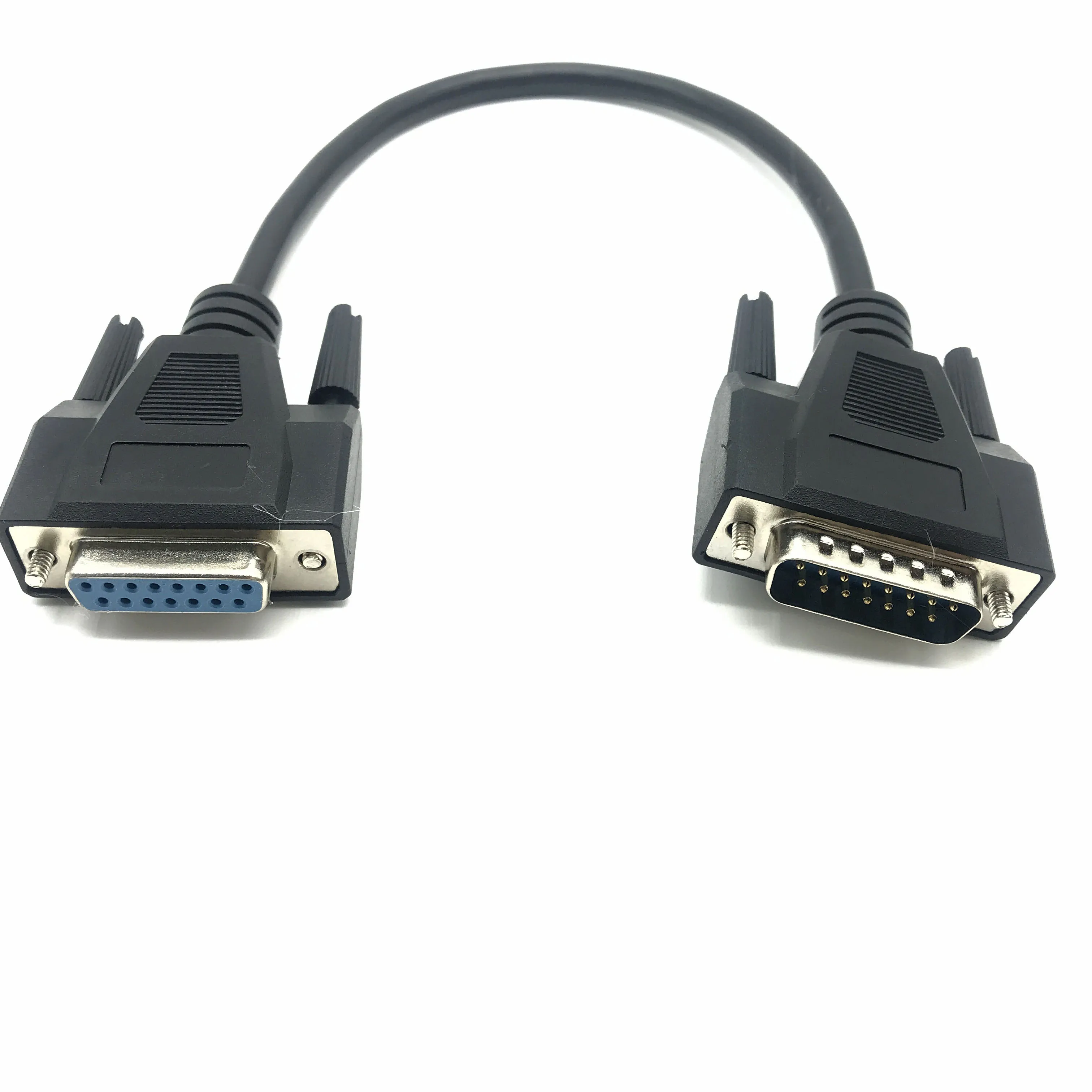 Cabo Especial Feito sob Encomenda Db15 Duas Linhas de Fio Todo o Fio de Cobre com Blindagem Medidor de pé Db15 Macho para Macho a Extensão Fêmea - Imagem 2