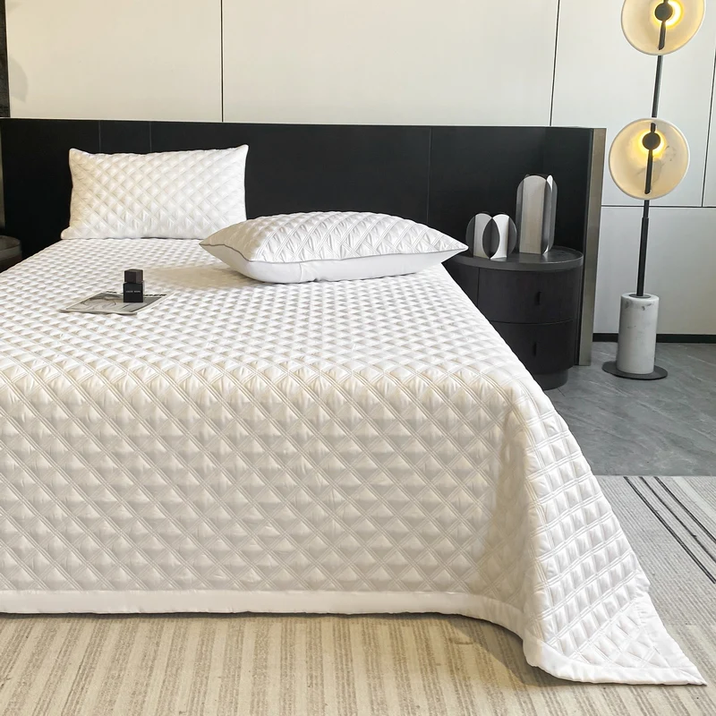 1ks bělouš bedspread na  postel 침대커버 150x230 prošívaná prostěradlo jednoduchý styl postel obal královna rozměr colchas(pillowcase nouze order)