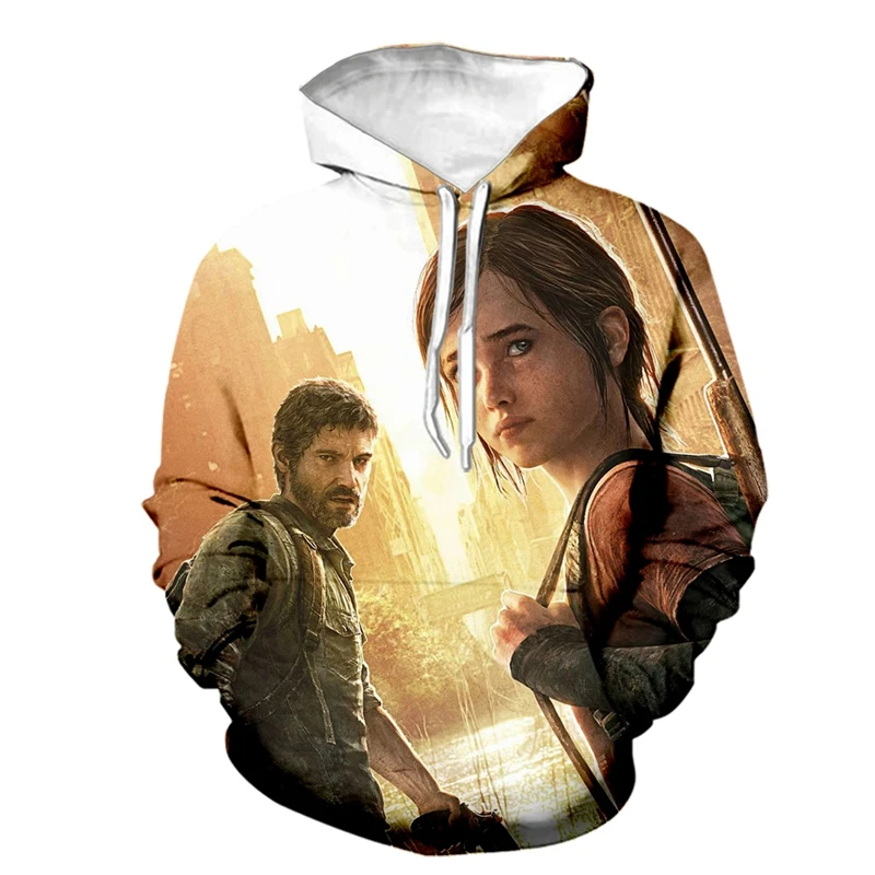 

Худи мужское с 3D-принтом «Game The Last Of Us», свитшот с рисунком из фильма ужасов, уличная одежда в стиле Харадзюку, детский спортивный костюм