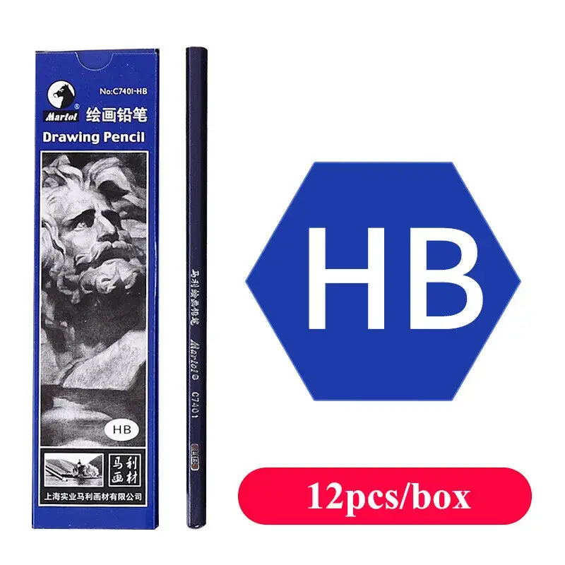 18 Pack 2B Graphite Pencils - Wood Cased Drawing Pencils For Artists & Students