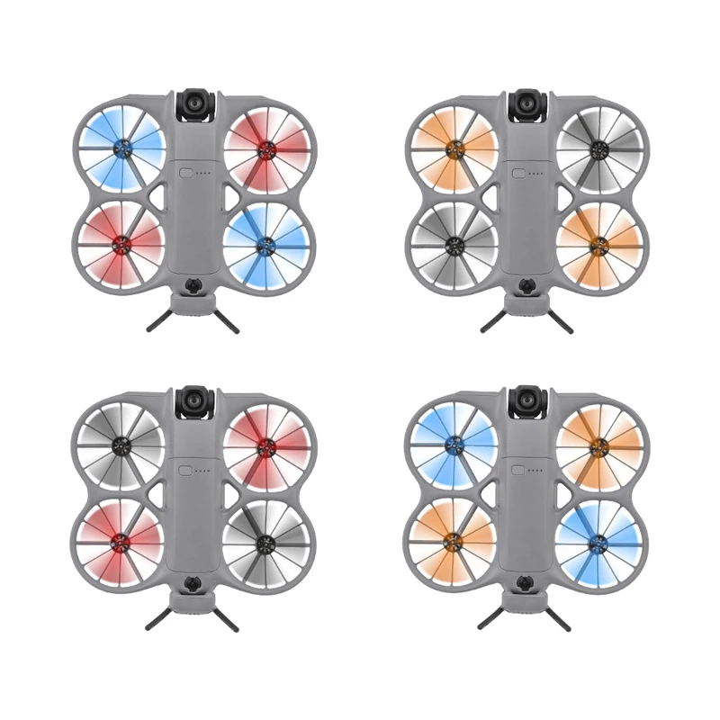 4Pcs 드론 프로펠러 블레이드 윙 블레이드 교체 소품 DJI Neo 2 액세서리용 나사가 있는 경량 패들 블레이드