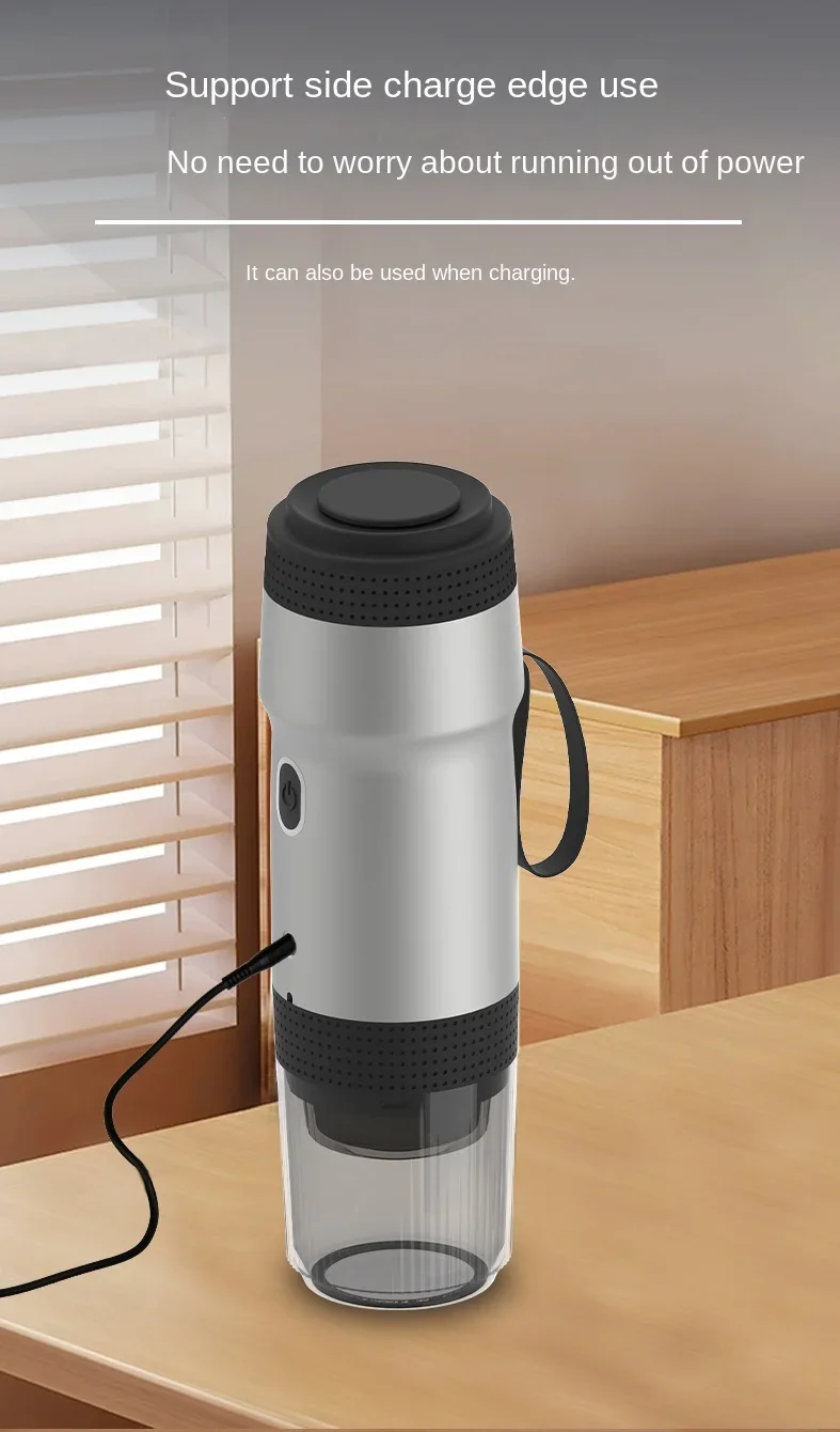Description Picture 5 of itemPortable Fully Automatic Espresso Capsule Coffee Machine For Large and Small Capsules Of Coffee Powder Electric Coffee Machine