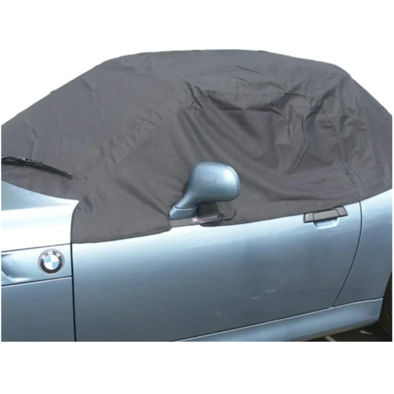 

Black Car Covers Waterproof Soft Top Roof Hood Protector Half Cover Replacement for BMW Z3