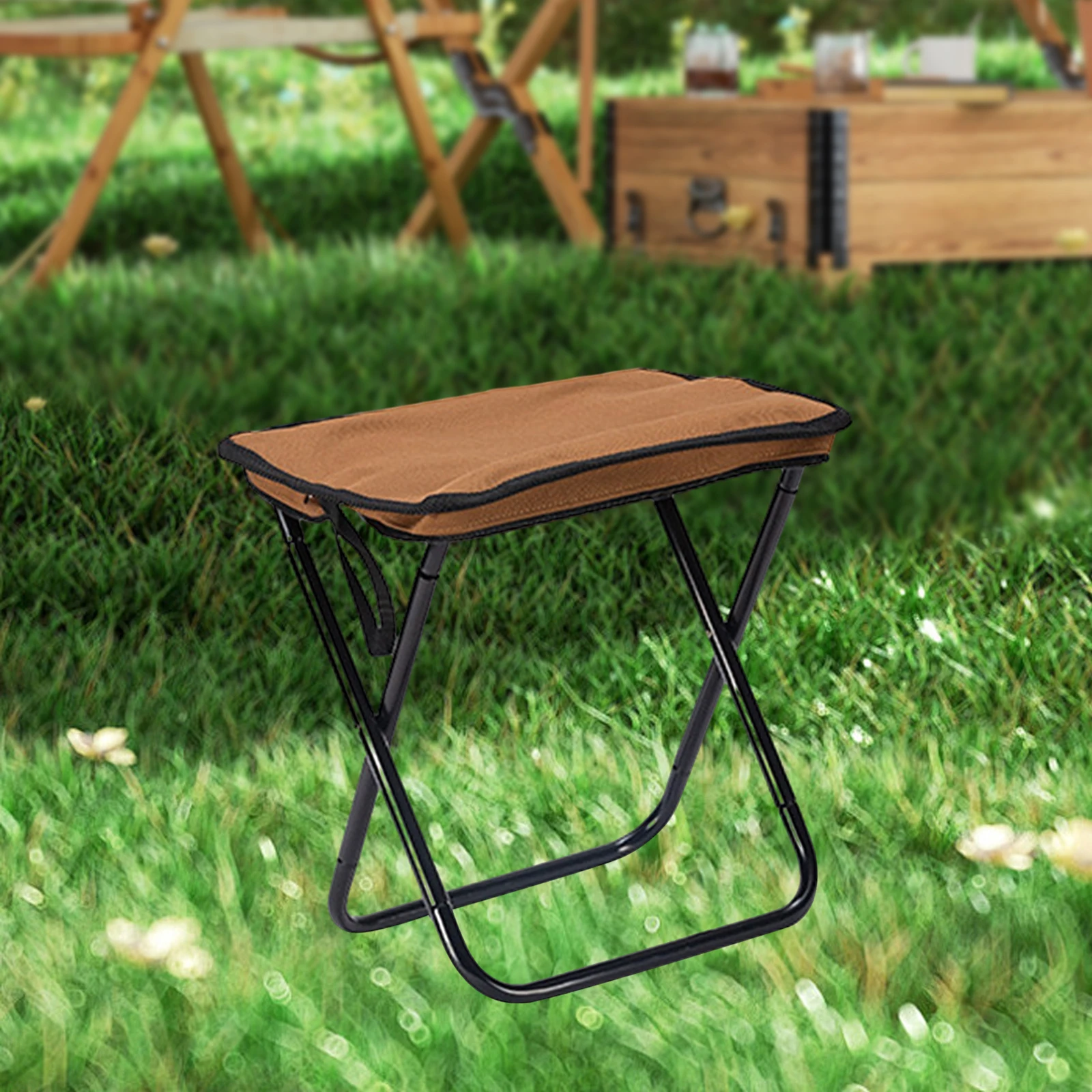 Folding camping chair, foldable camping chair, portable camping stool Camping Stool Seat Portable Folding Stool Fishing Small Folding Chair for Traveling Hiking Beach Small Chair