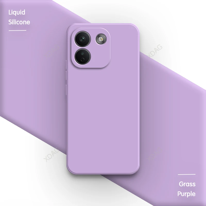 Premium Liquid Silicone Soft Back Phone Case - Simple and Elegant Design