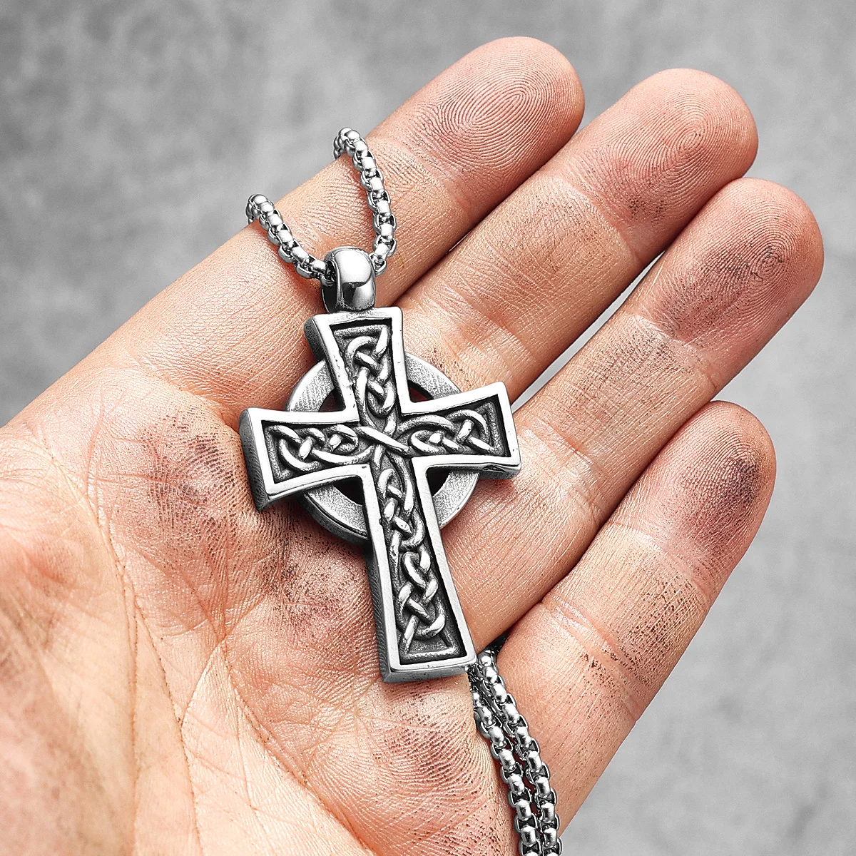 Western Cross Necklaces For Men