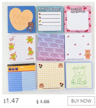 50 Sheets Korean Pink Dialog Box Memo Pad Simple Journal Decoration Base Material Paper Planner School Supplies Stationery