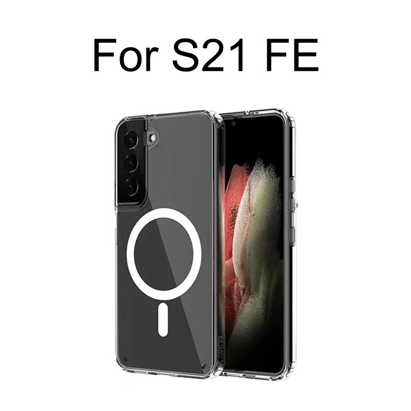 Magnetic Attraction Clear Case with MagSafe Magnet Cover