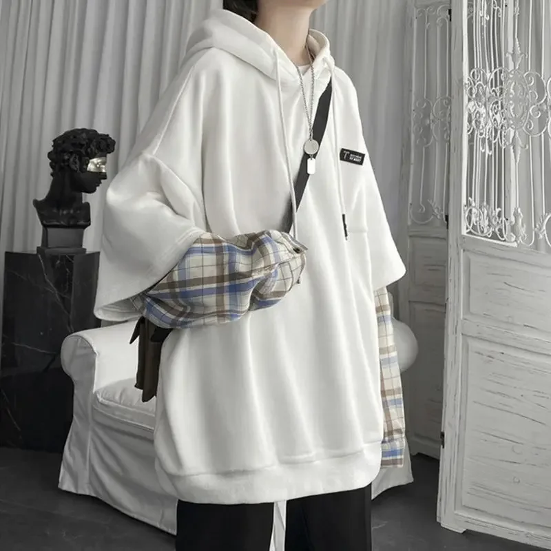 ตัวเลือกสินค้า เสื้อฮู้ด Y2K ลายสก๊อต แฟชั่นวัยรุ่น