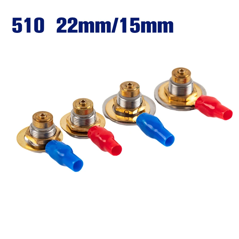 고품질 15MM 22MM 스테인레스 스틸 510 어댑터 커넥터 DIY 스프링로드 510 플로팅 핀 커넥터 