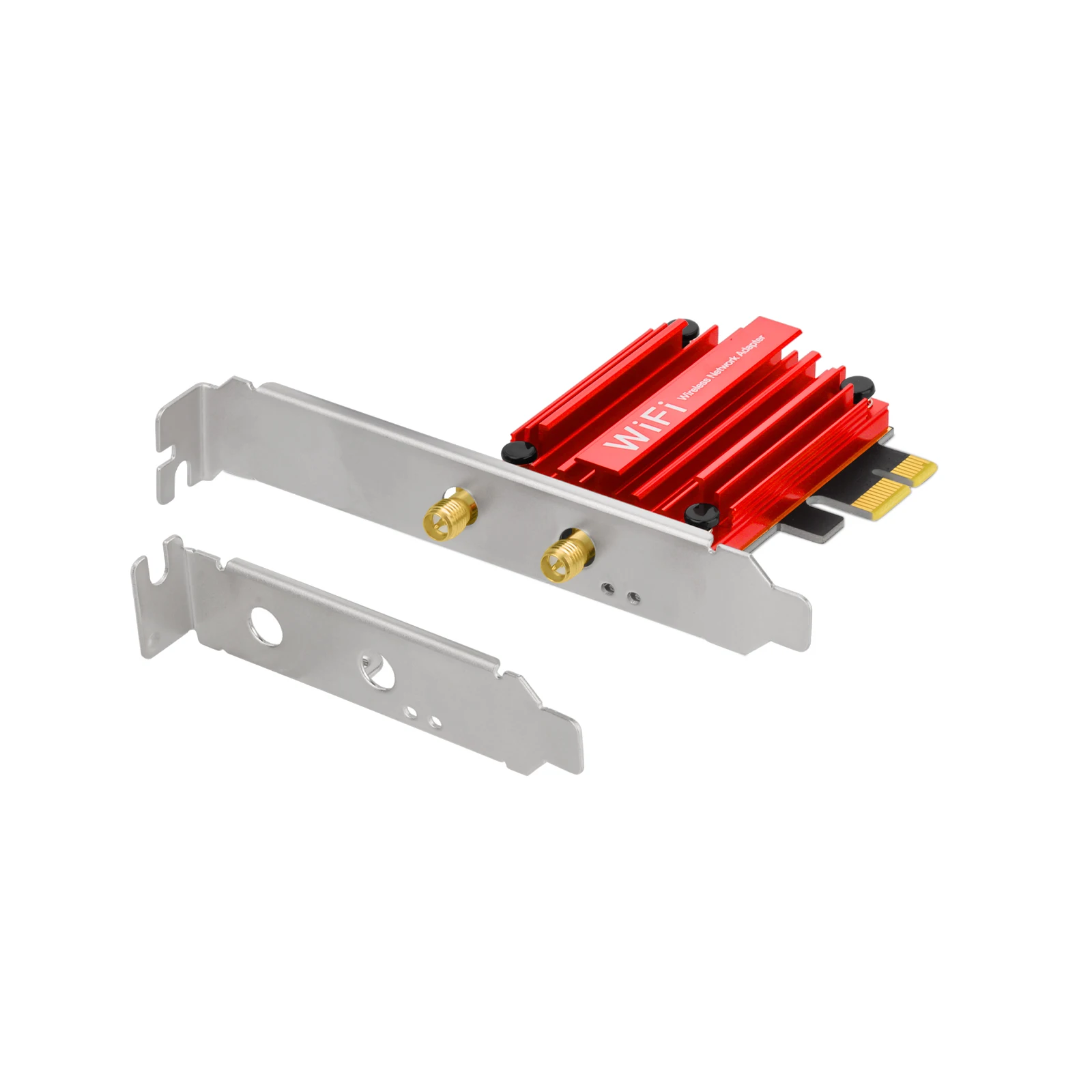 WiFi 6E PCIe Card for Desktop PC with Tri Band Wireless Adapter