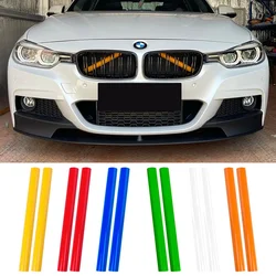 A Pair Car Front Grille Trim Strips For BMW F30 F31 F32 F33 F34 F36 F20 F21 F22 F23 G29 Car Sport Styling Decoration Accessories