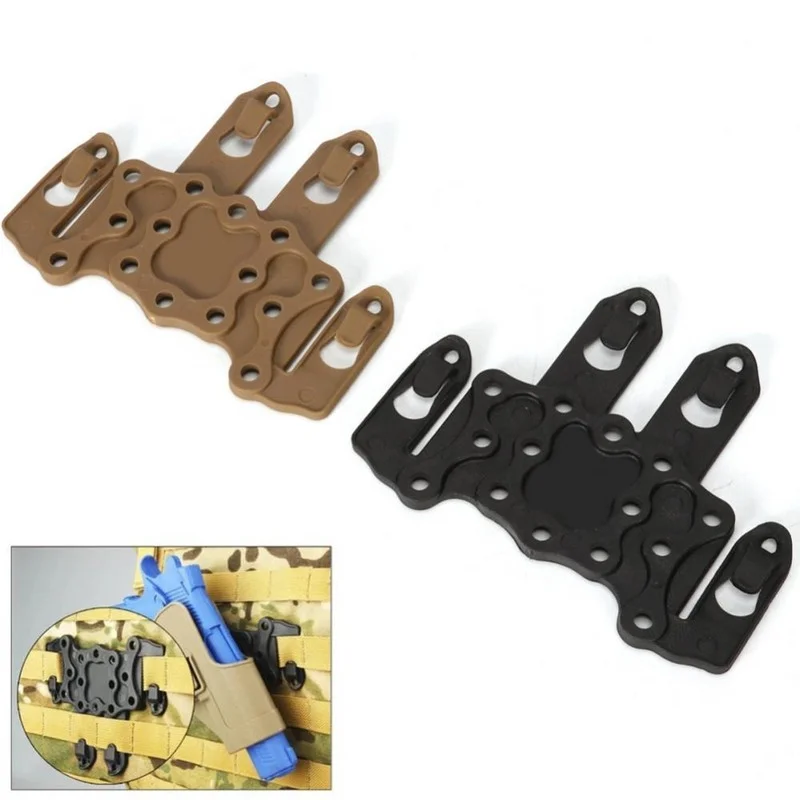 1pcs Outdoor chest allegro tactical vest chest hanger shell mounting hunting accessories speed clip mounting hunting accessories