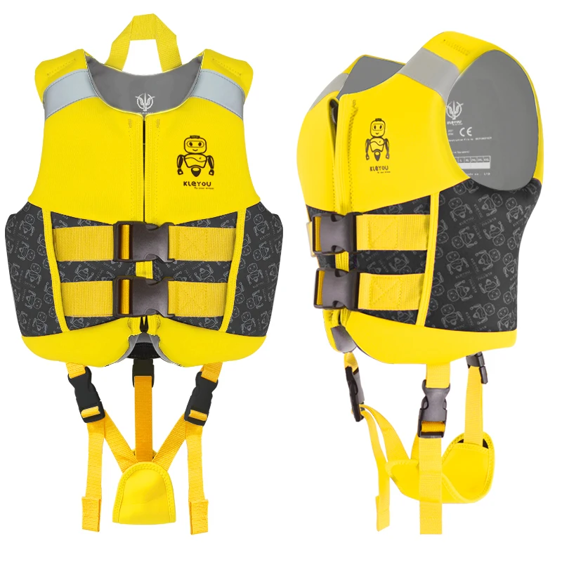 Neoprene Life Jacket For Kids Buoyancy Life Vest Boys Girls Surfing