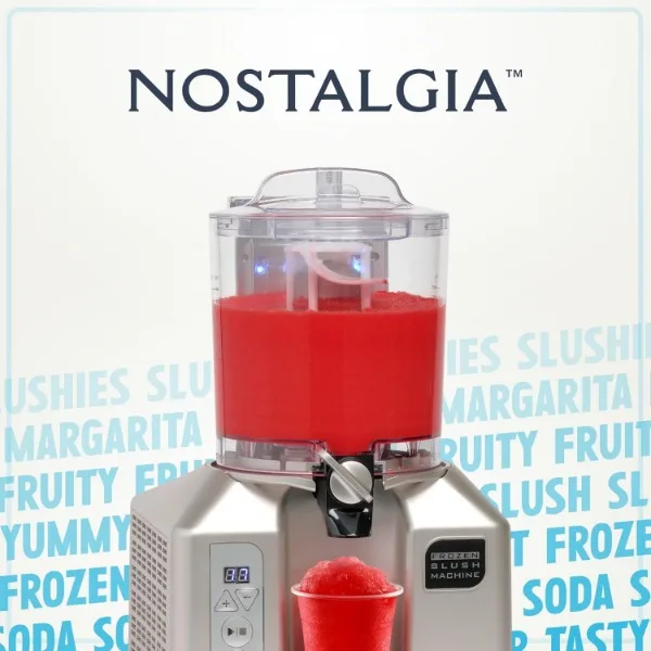 Nostalgia Professional Frozen Slush Machine 2.8 Liter Blender, Premium Quality Smoothies or Slushies for Kitchen Countertops 5