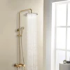 20CM Modern Style Shower Set Rain Shower Tap Set Shower Head with Hand Shower Wall Hanging Bathroom Shower System Tap 2