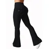 83488-2b5133.jpg Leggings slim à séchage rapide, pantalon évasé de yoga, vêtements de sport décontractés longs et élastiques