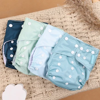 Happyflute 4 pz/set moda pannolini per bambini coperture riutilizzabili pannolini di stoffa impermeabili per neonati regalo neonato ecologico ed elegante