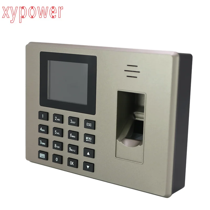 

CN biometric fingerprint punch usb time clock office attendance system recorder timing employee machine multi-language -gold