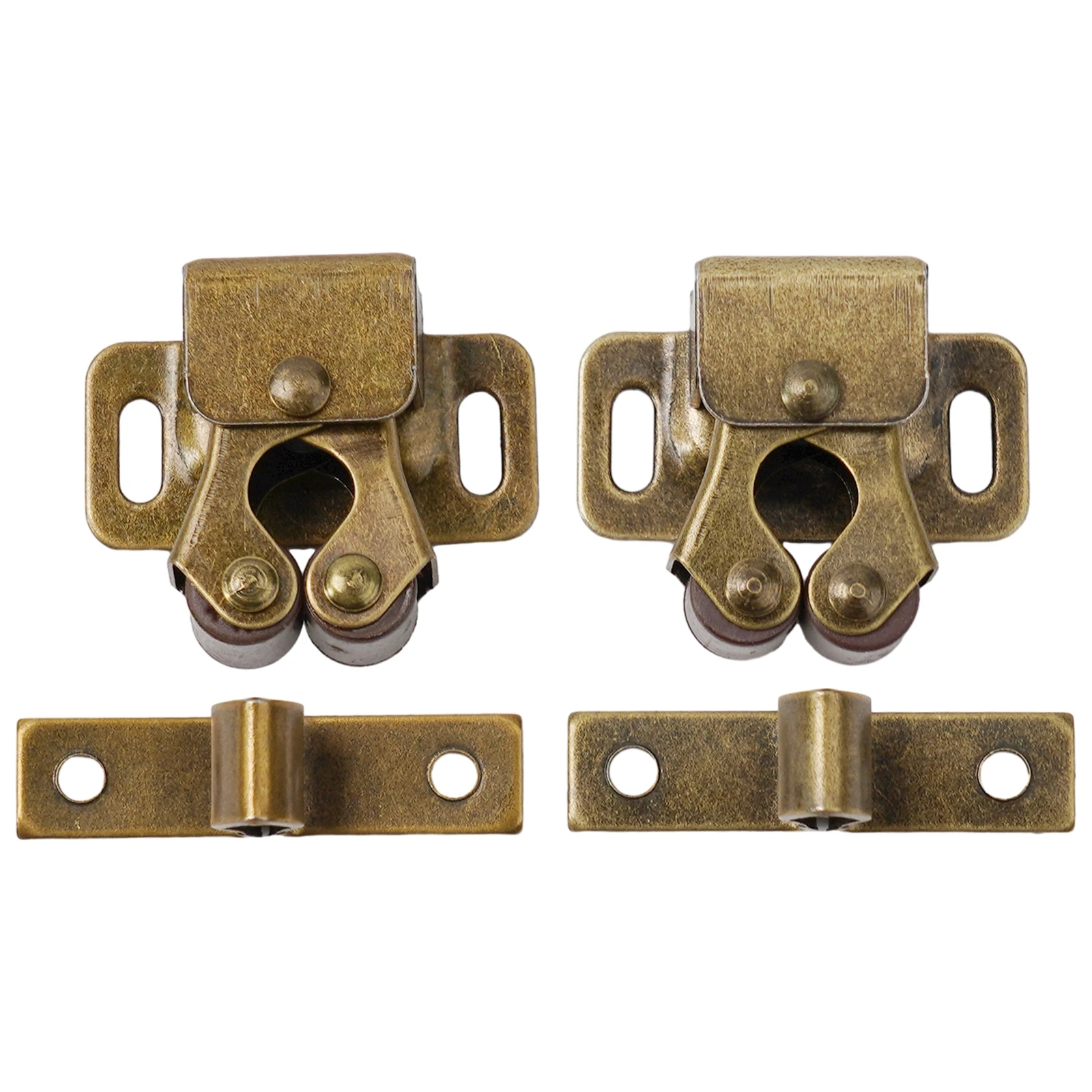 High Quality Brand New Close Latch Door Cabinet Catch Caravan Cupboard Stainless Steel Double For Motorhomes Home