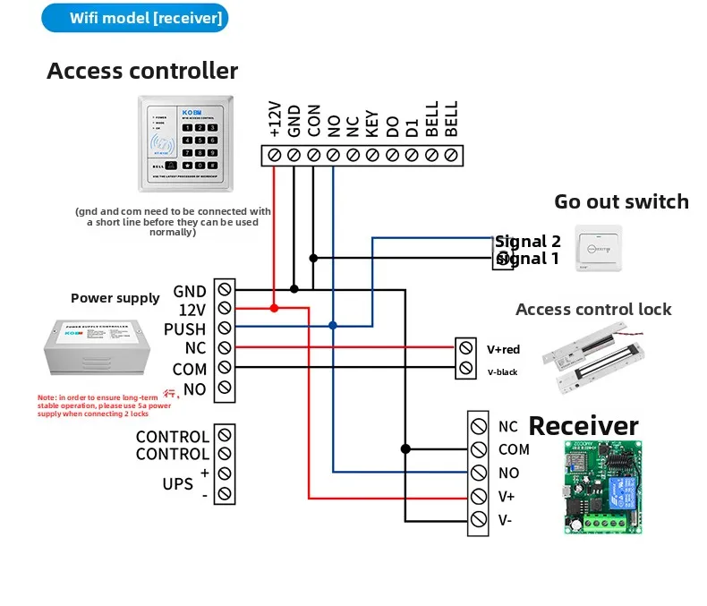 access control remote control switch 315/433 trillion remote control module wiri