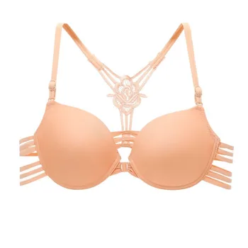 حمالة صدر نسائية أنيقة من الدانتيل بأزرار أمامية وظهر جميل بدون درزات 8